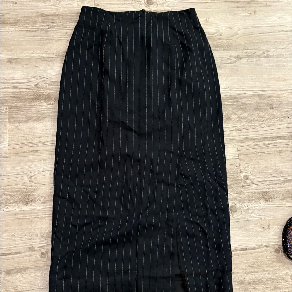 Vintage JH Collectibles Black Maxi Pencil Skirt